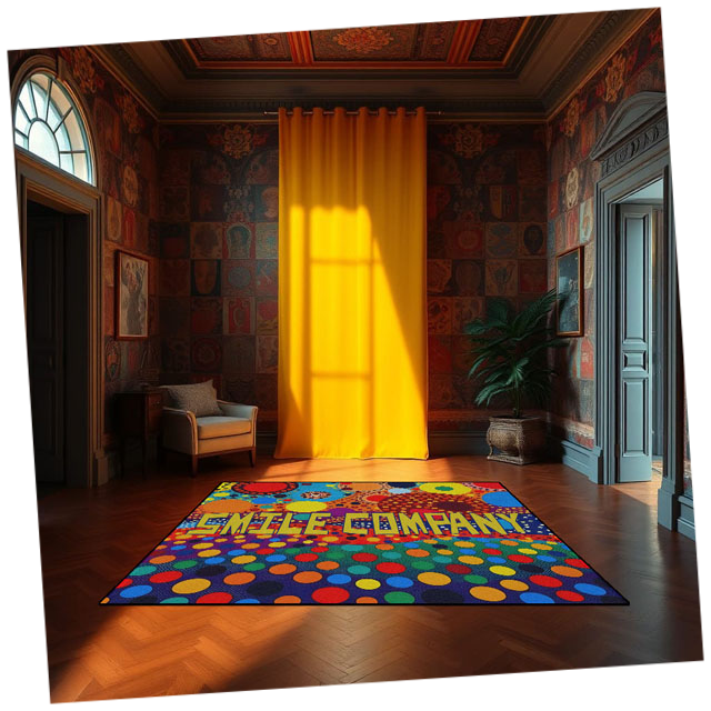 Individuell beschriftbare rutschfeste Kunstmatten 150x150cm, 150 x 200 cm  oder  Läufer 115 x 300 cm