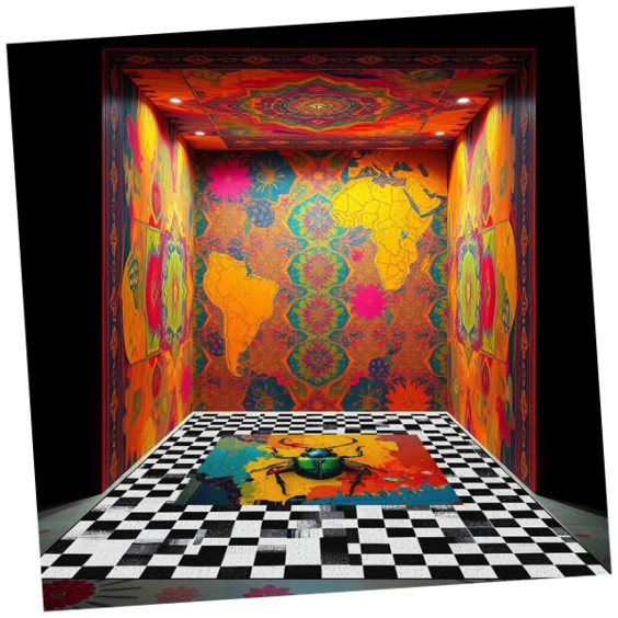 Teppich mit rutschfester Unterseite 150 x 200 cm 