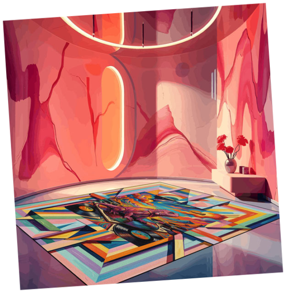 Rutschfeste Teppichmatte 150 x 200 cm 